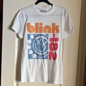 Blink-182 White Graphic Tee
